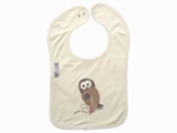 organic bib - morepork - natural