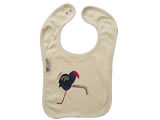 organic bib - pukeko - natural