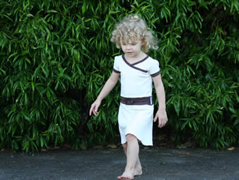 kimono dress : organic cotton lovely baby clothes