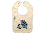 organic bib - fantail - natural