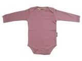 organic long sleeve body suit - pink nectar