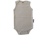 organic singlet body suit - natural