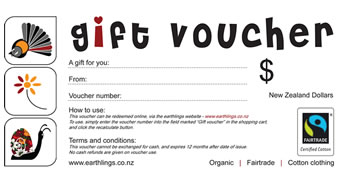 earthlings gift voucher