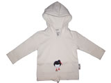 organic hoodie - oyster catcher - natural