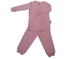 organic 2 piece pajamas - pink nectar