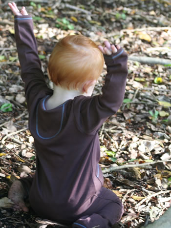 playsuit with hem : gentle organic cotton babywear