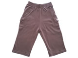 organic pocket pants - chocolate