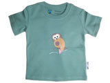 organic short sleeve t-shirt - morepork - green bay