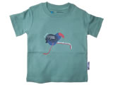 organic short sleeve t-shirt - pukeko - green bay