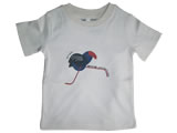 organic short sleeve t-shirt - pukeko - natural